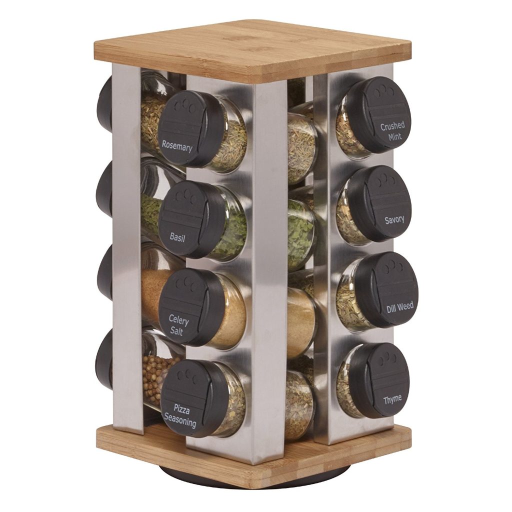 revolving spice rack 1024x1024 - 10 Easy Ways to De-Clutter the Kitchen