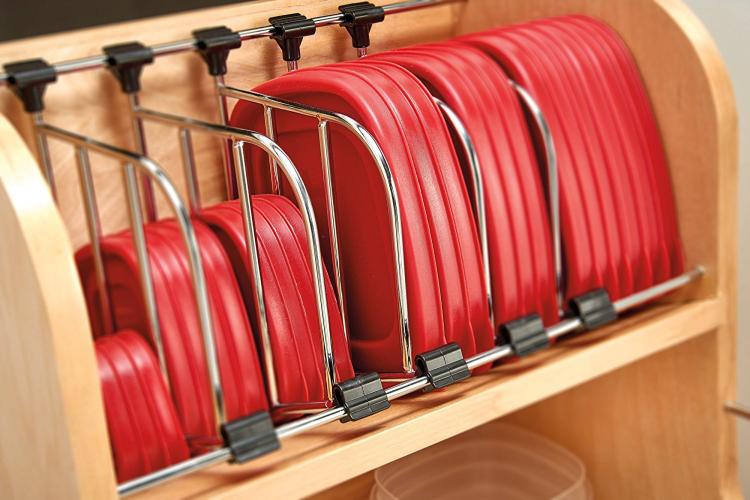 tupperware lids - 10 Easy Ways to De-Clutter the Kitchen