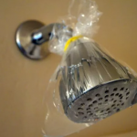 Vinegar Solution for Hard Water Shower Head