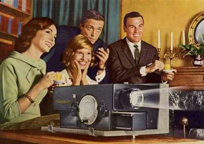 1950s family slide projector - Learning From It: What Happens When School is Delayed