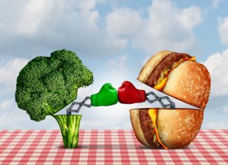 Healthy Lifestyle of Vegetarian and Vegan Families vegetarian-diet-vs-meat