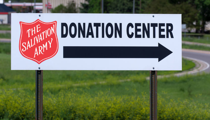 Sign-for-a-Salvation-Army-drop-off-Center-donation