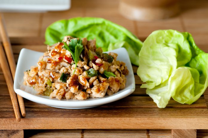 chicken-asian-lettuce-wrap-preparation
