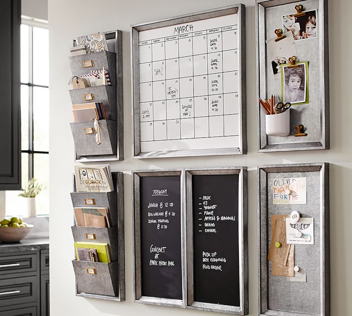 home office mail wall mail filing system - Making Your Home Office Part of Family Activities